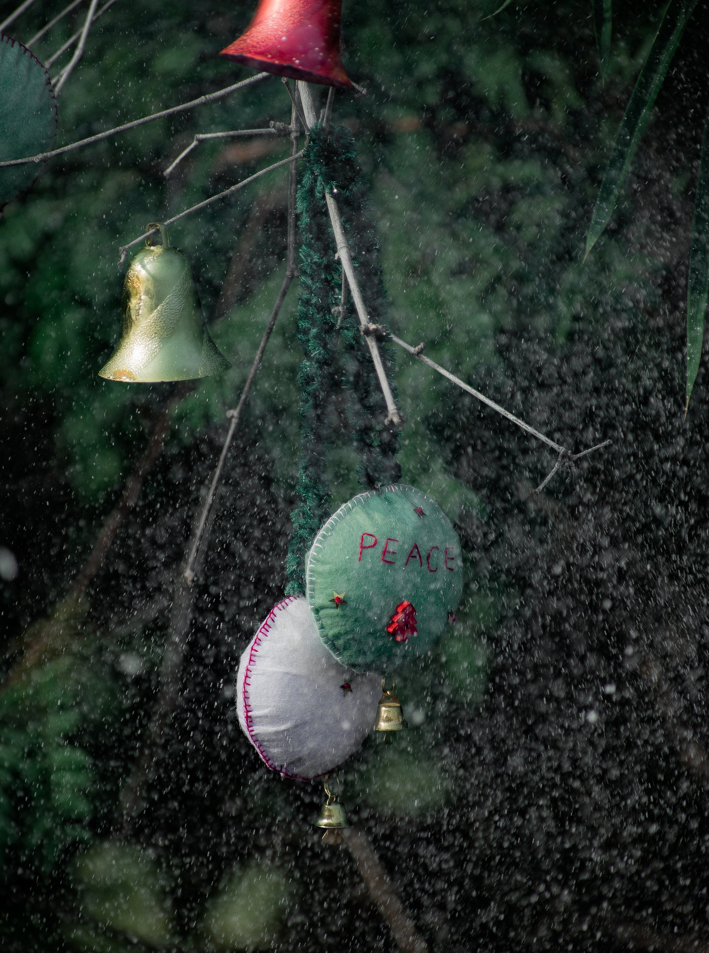 Hope & Peace Felt Ornament