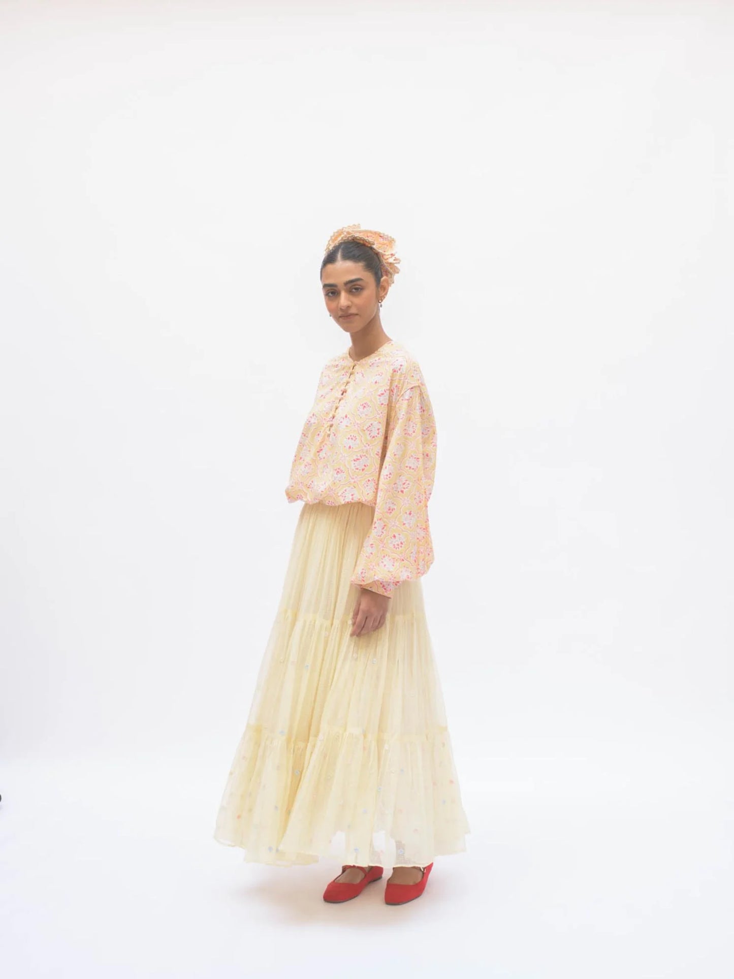 Maya Skirt in Lemon
