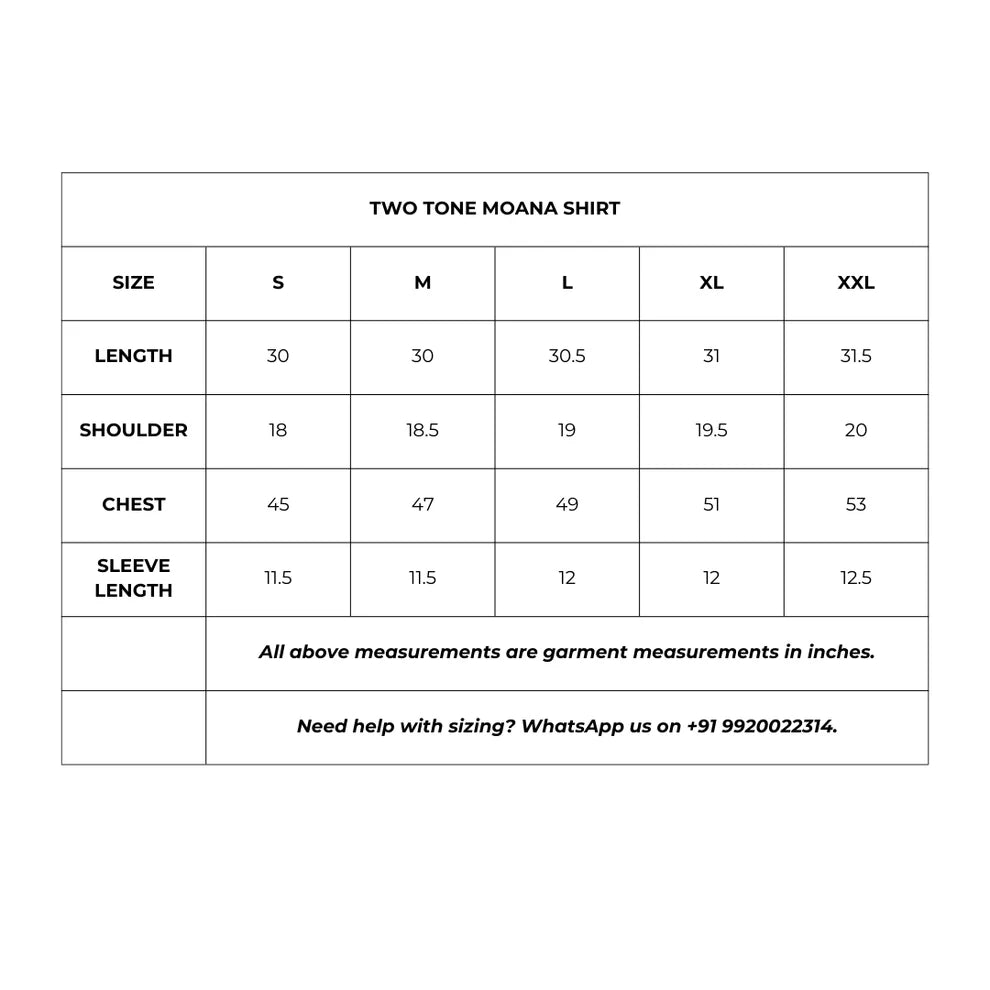 Two-Tone Moana Shirt