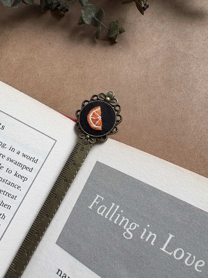 Hand Embroidered Bookmark