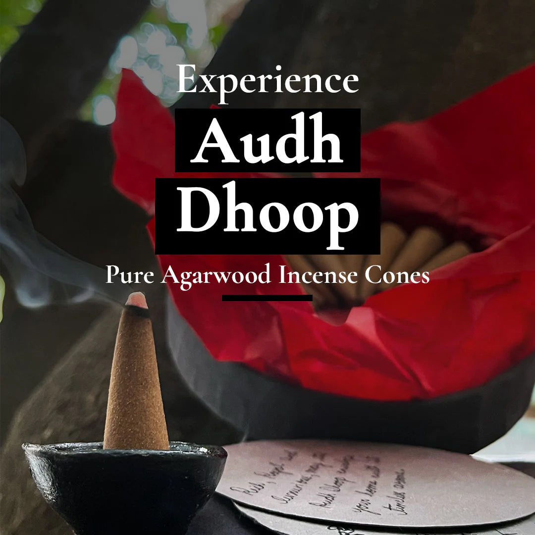 Audh Dhoop - Pure Agarwood Incense Cones