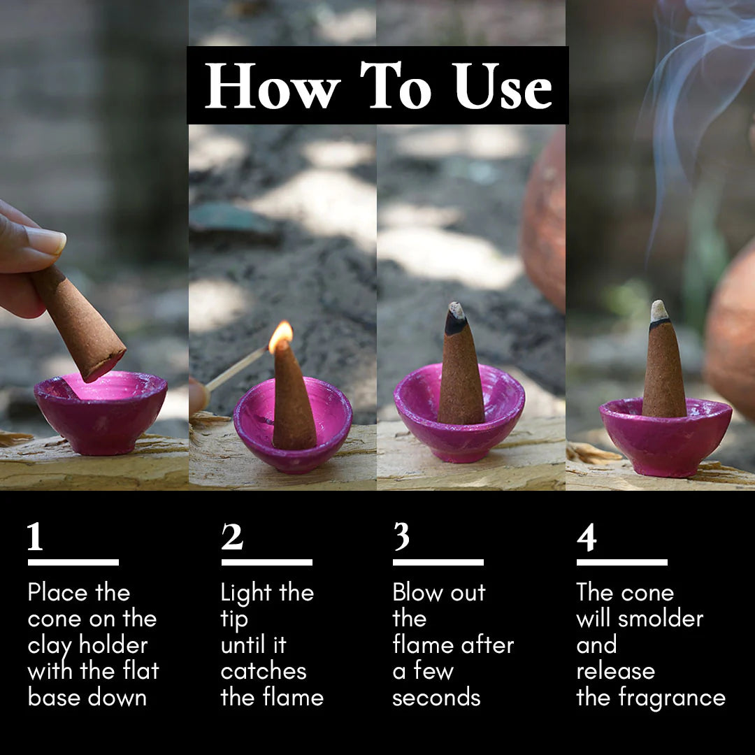 Audh Dhoop - Pure Agarwood Incense Cones