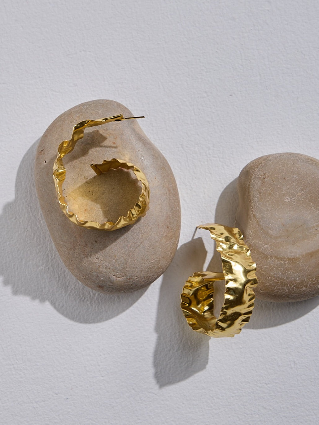 Gold Coil Earrings