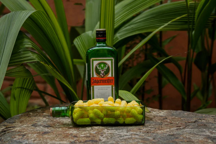 Upcycled Jagermeister Platter