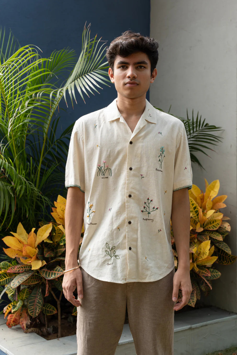Lessons in Botany Off White Shirt