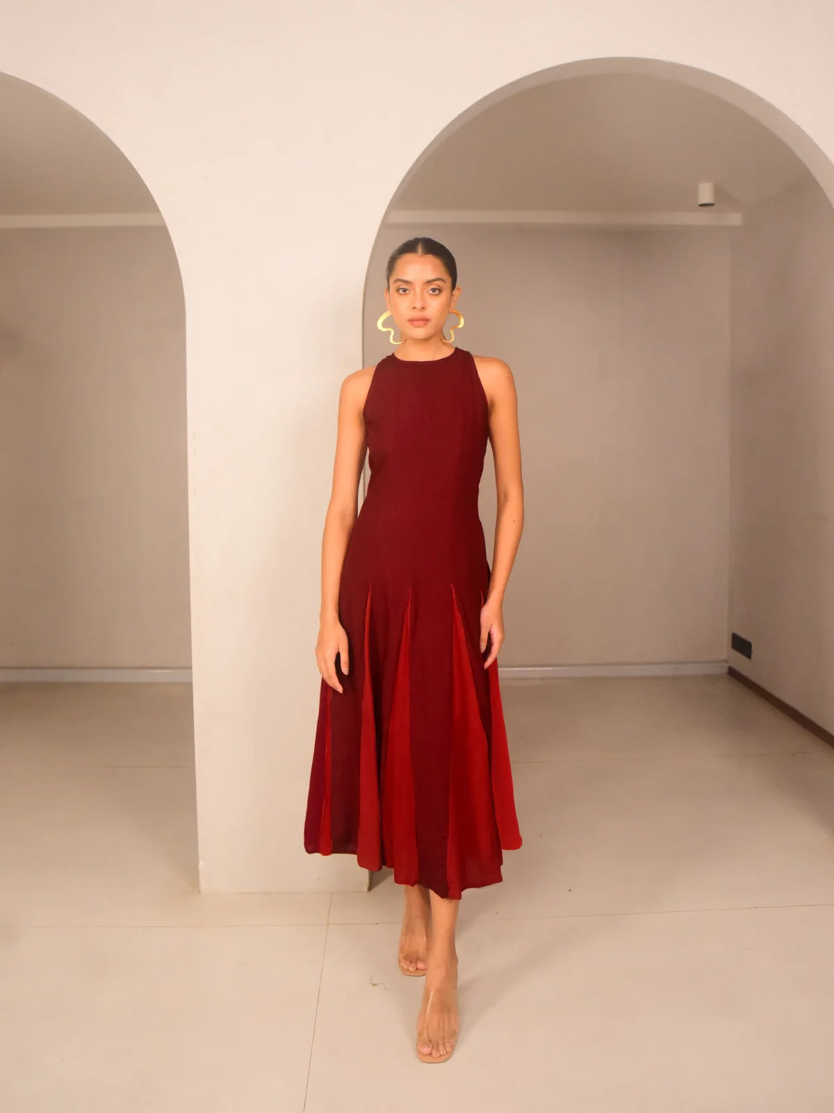 Ami Modal Panelled Dress