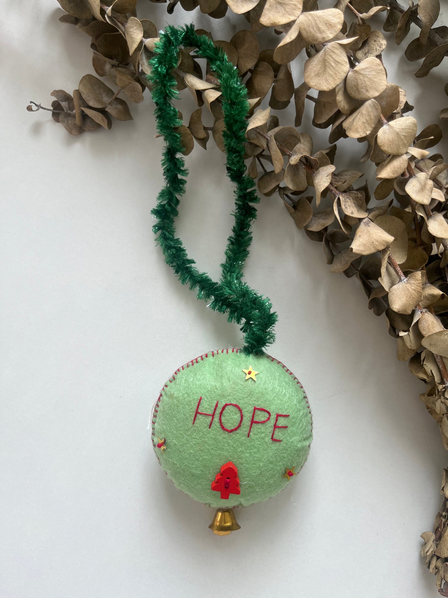 Hope & Peace Felt Ornament