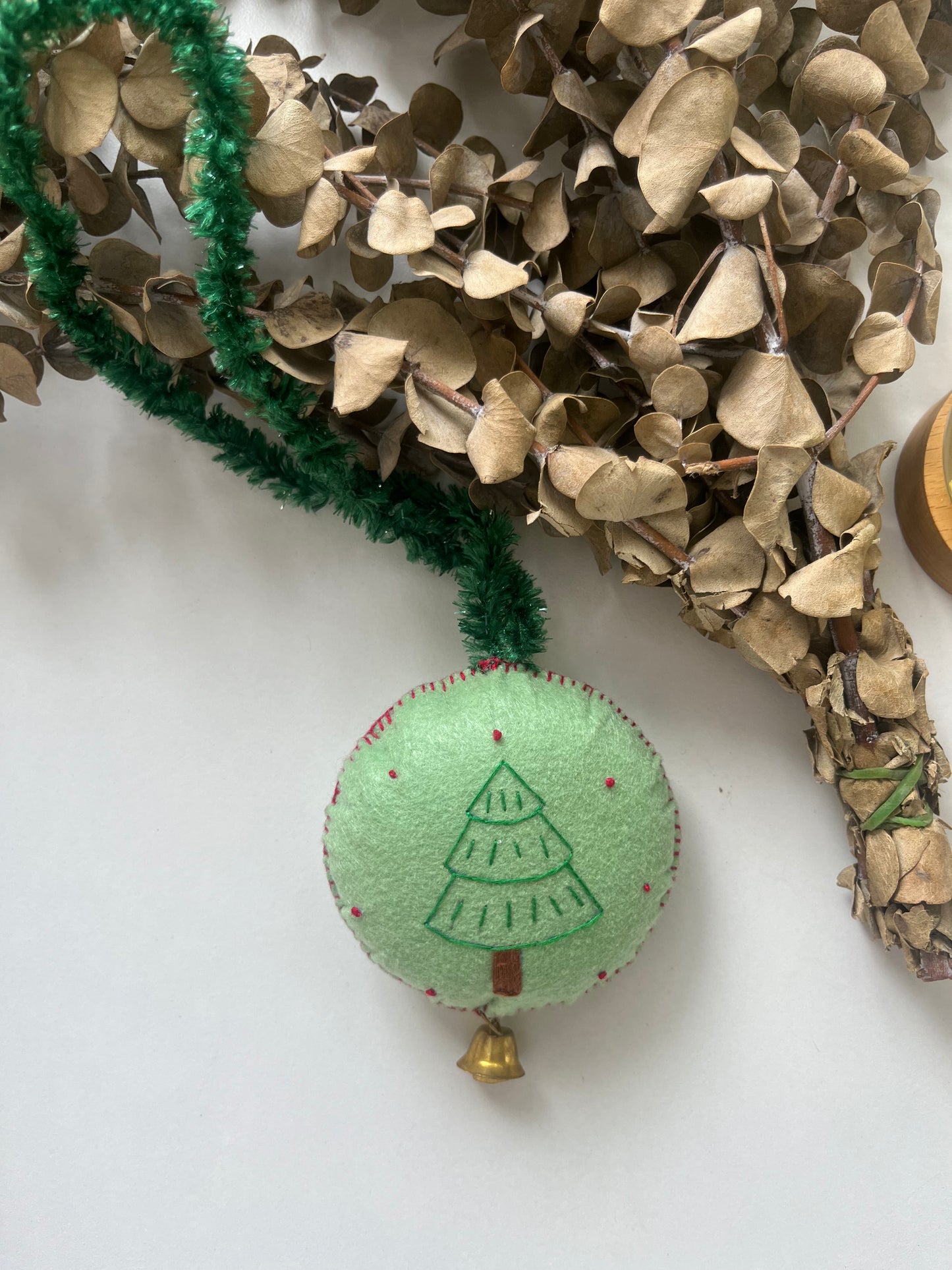 Cozy Christmas Tree Ornament
