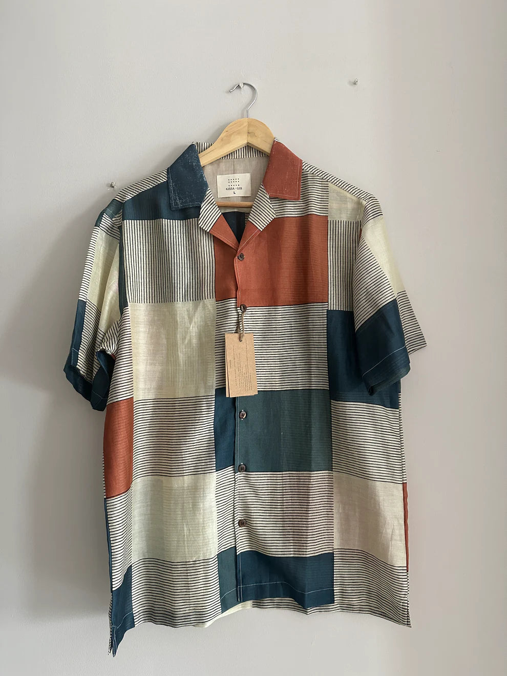 Blocks Chanderi Shirt