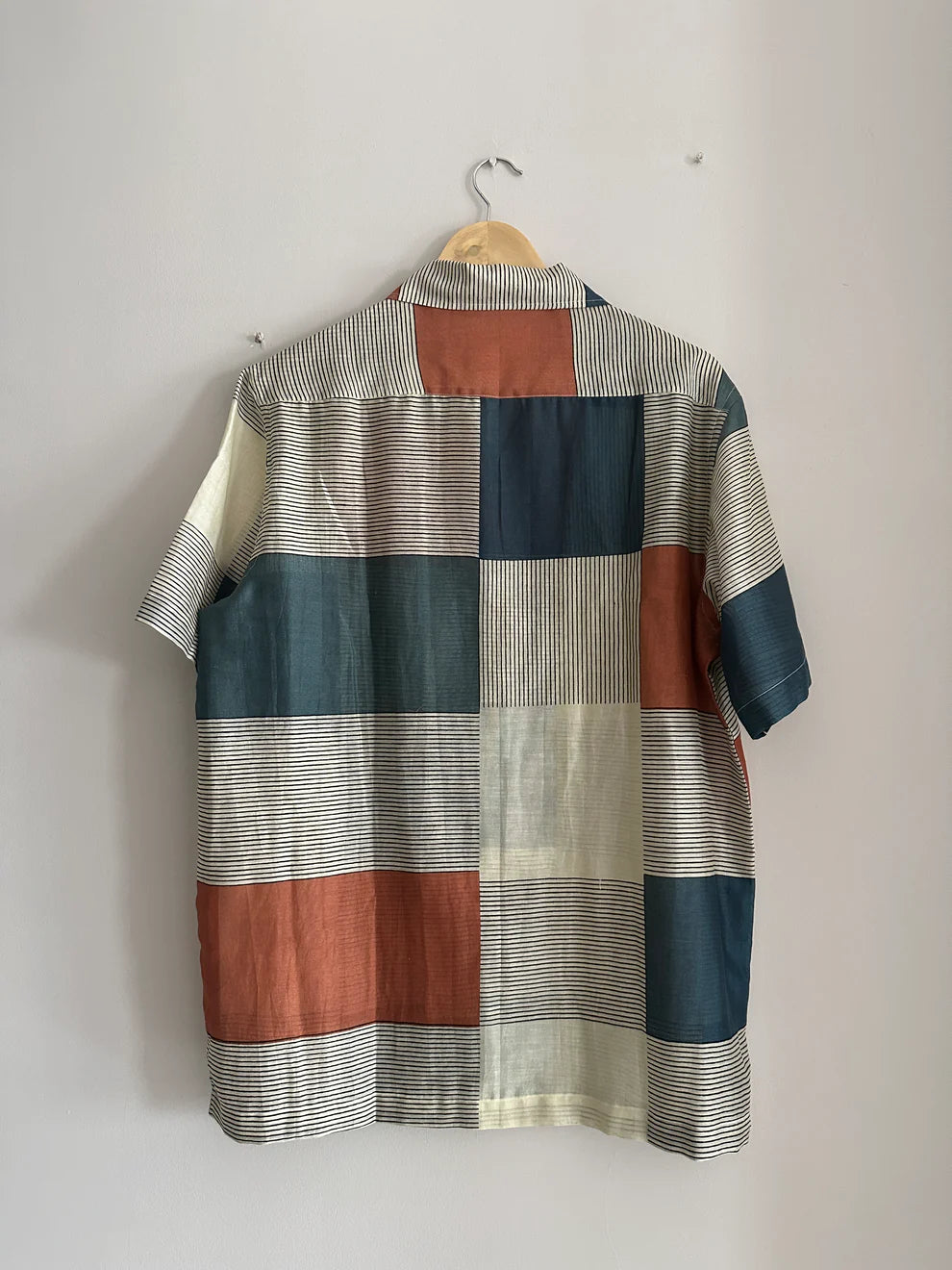 Blocks Chanderi Shirt