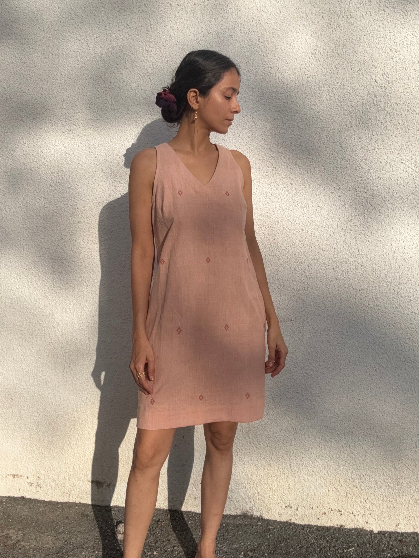 Salmon Shift Dress