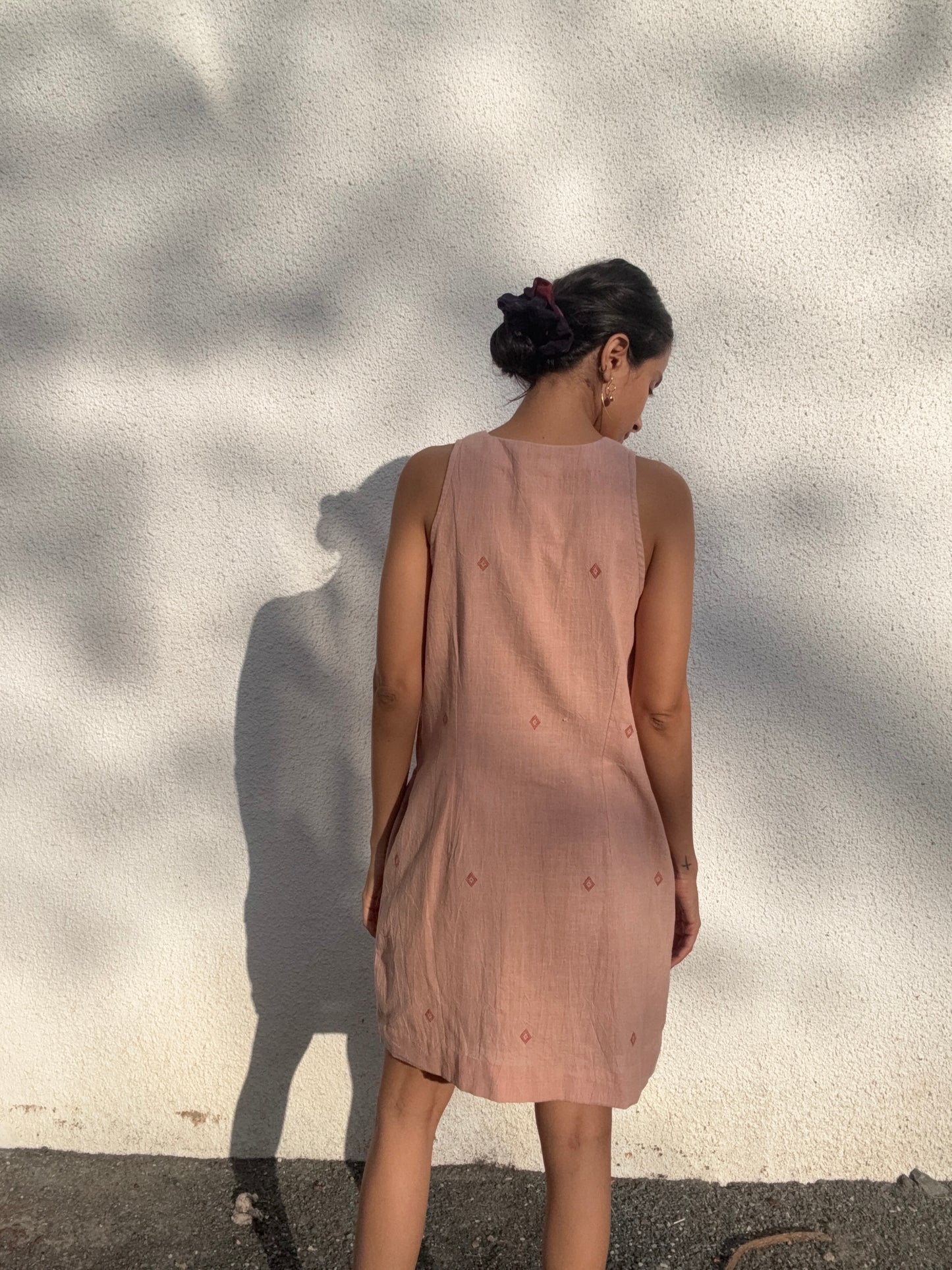 Salmon Shift Dress