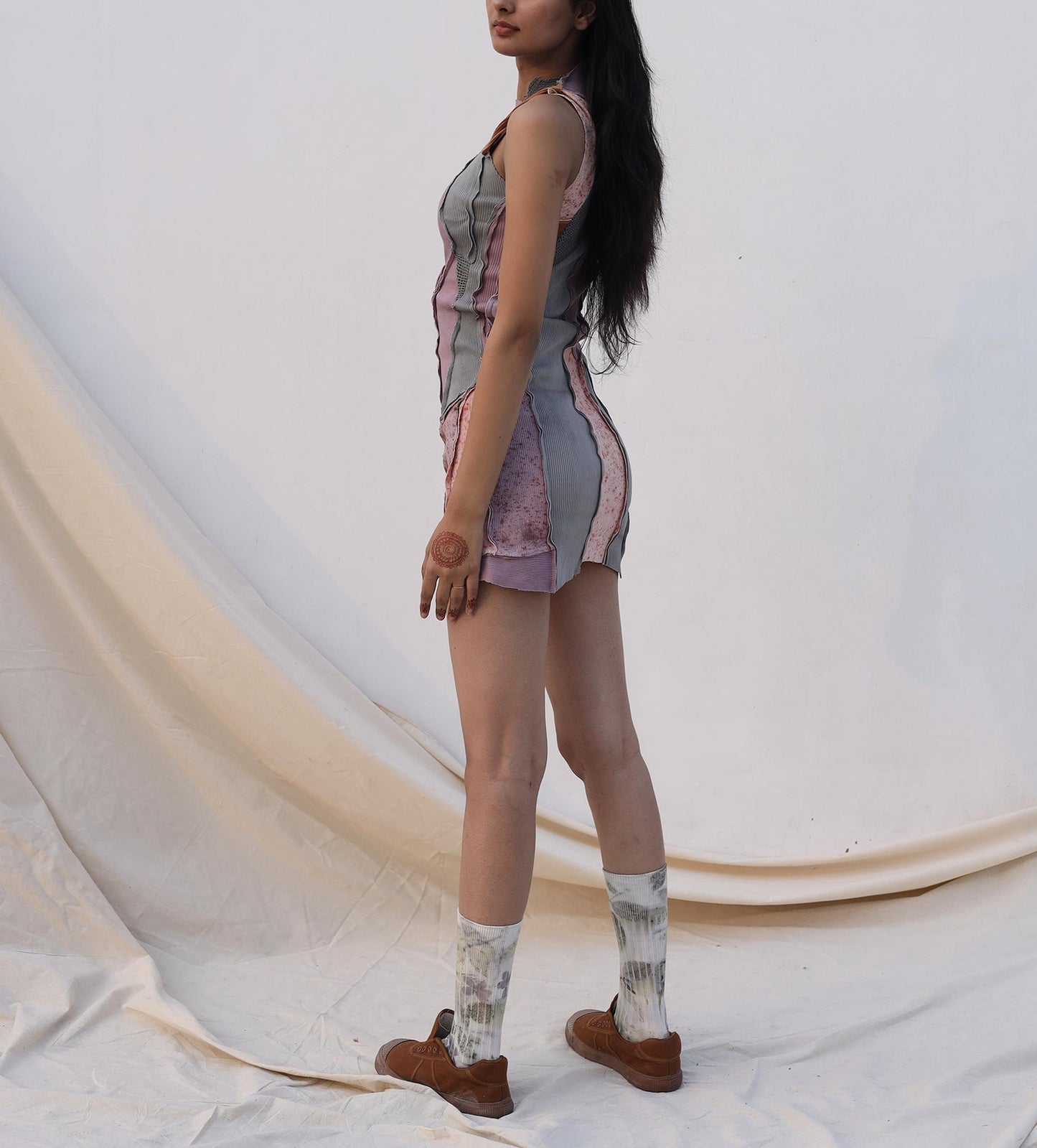 Purple Zero Waste Dress