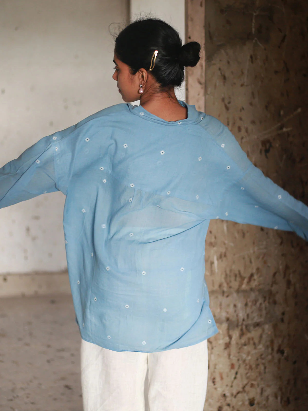 Core Shirt in Light Indigo