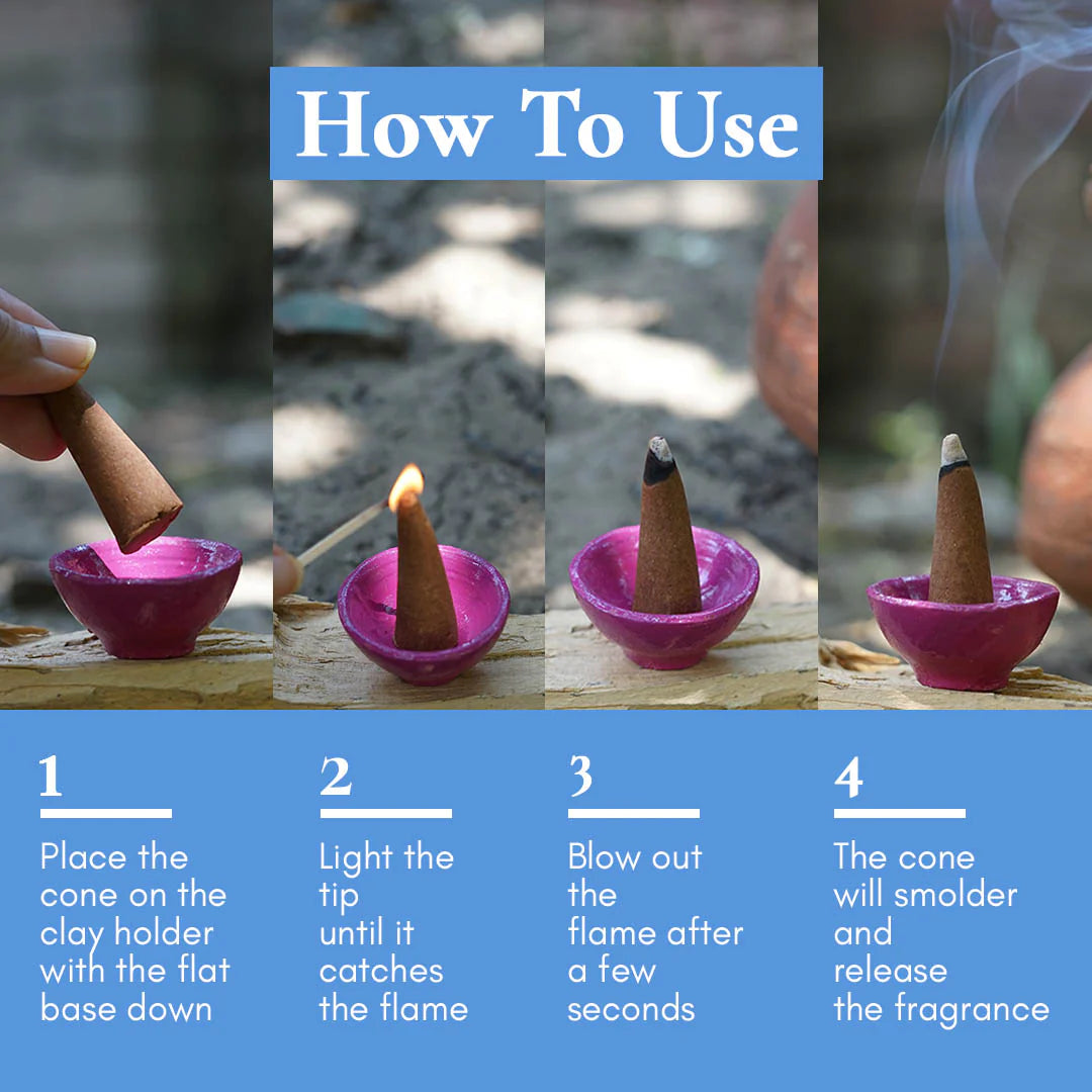 Motiya Dhoop - Pure Jasmine Incense Cones