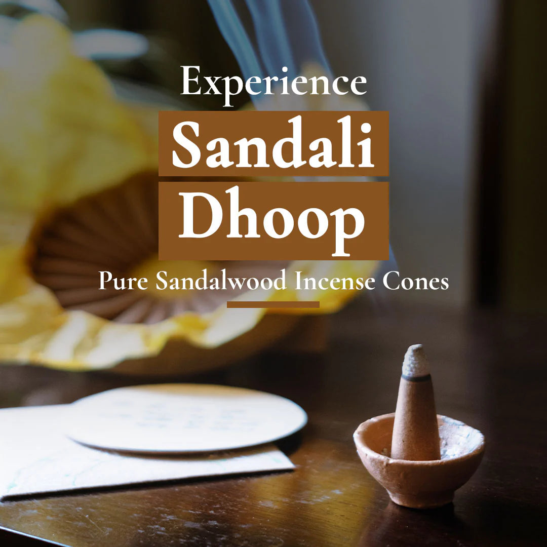 Sandali Dhoop - Pure Sandalwood Incense Cones