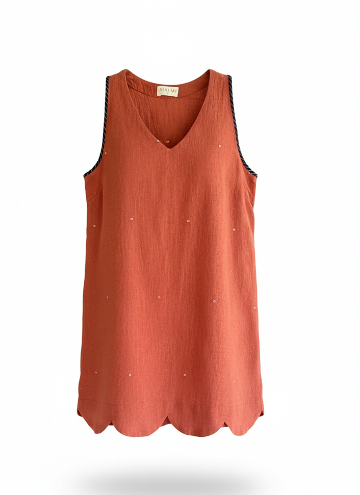 Scallop Dress