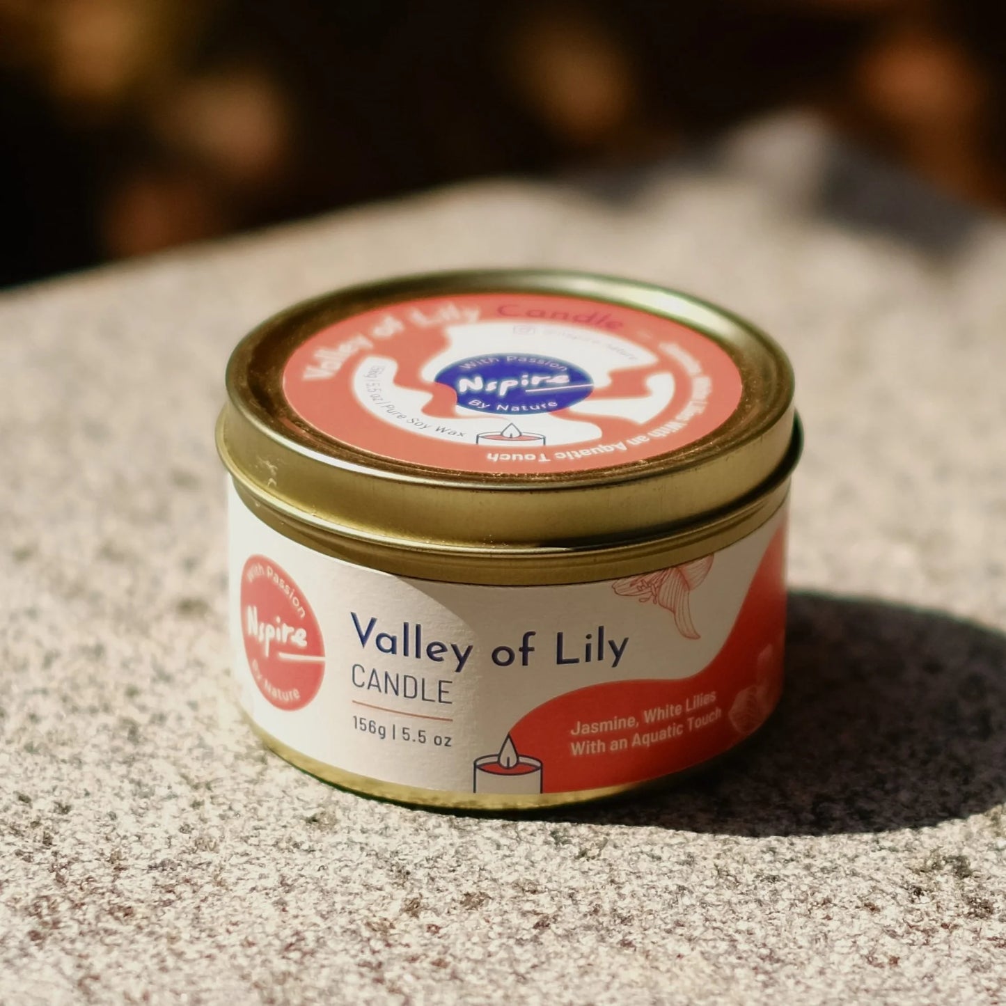 Valley of Lily Candle – Jasmine, Lily & Aquatic Notes