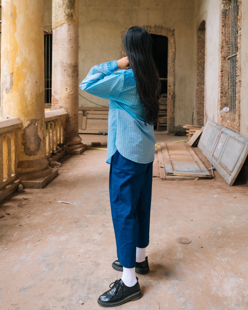 Olive Pants - Indigo