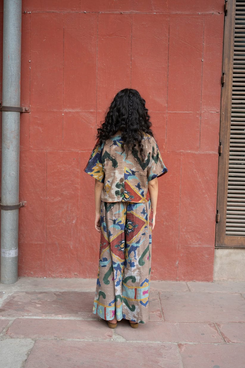 Mosaic Eyelet Pants