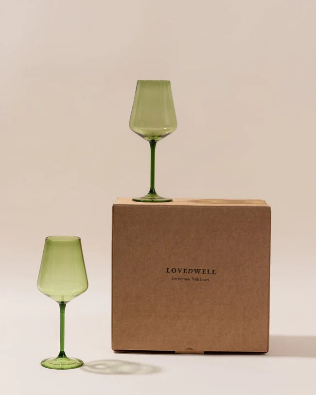 Basil Wine Glass - Set of 2