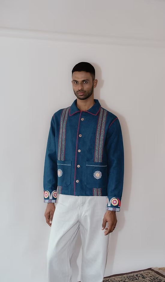 Ongtem Blue Unisex Jacket