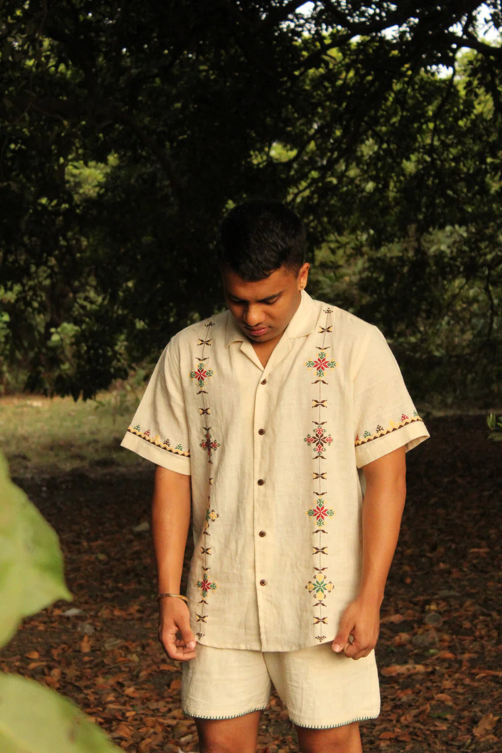 Sufiyat off white cotton shirt