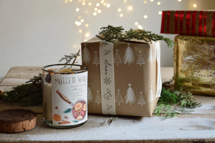 Mulled Wine | Spice & Dried Orange embellishments with a Bark Lid | Winter Edition