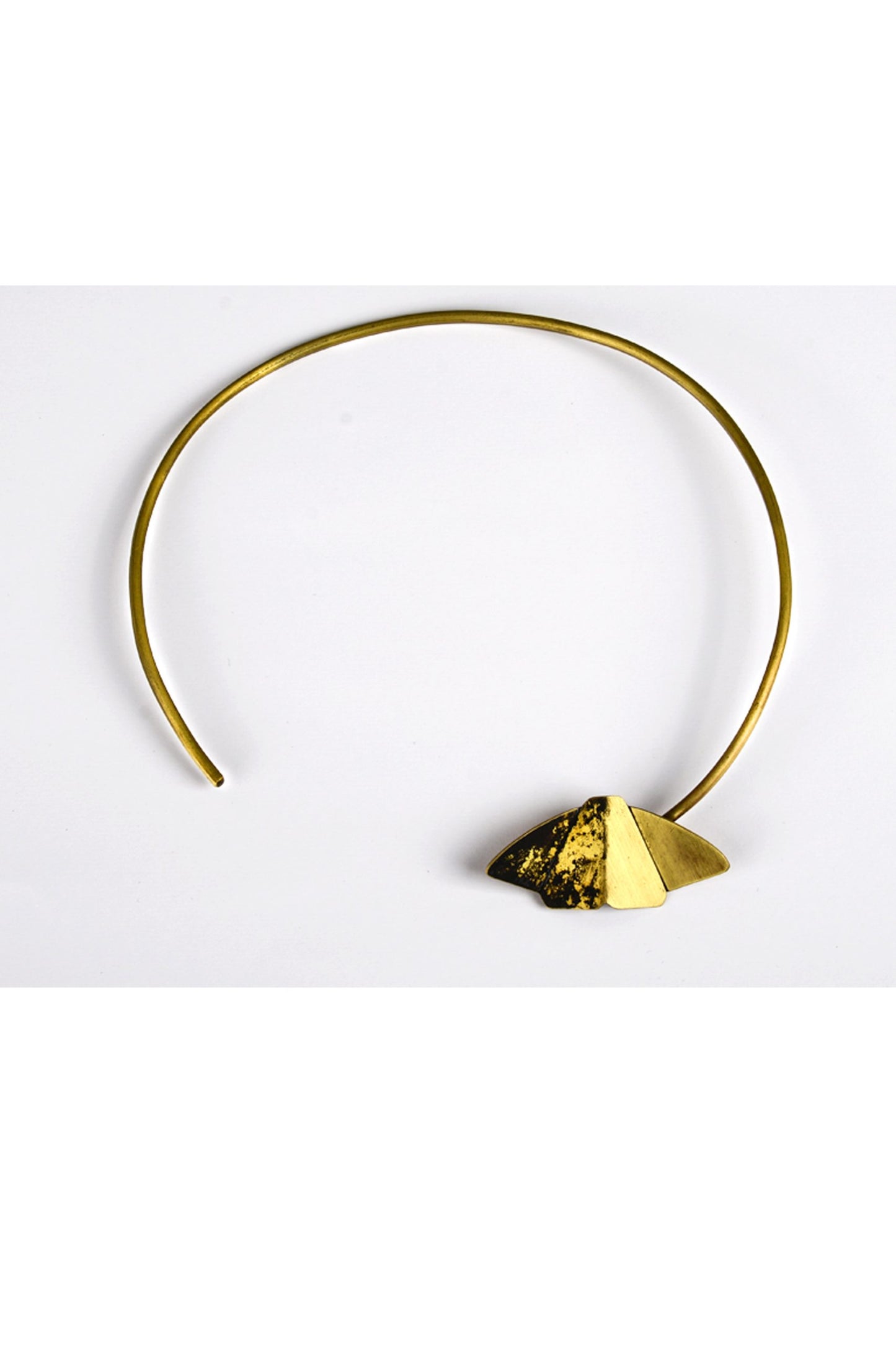 Halftorque Textured Necklace