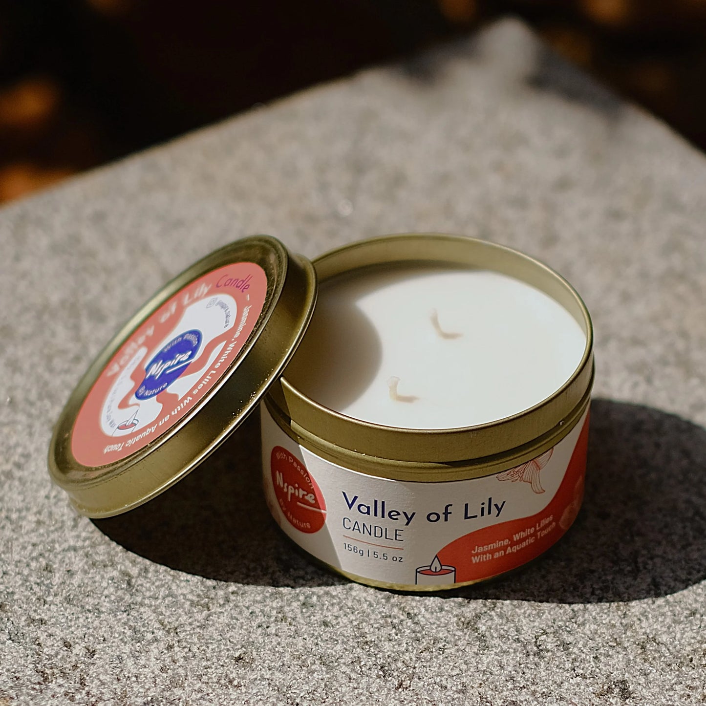 Valley of Lily Candle – Jasmine, Lily & Aquatic Notes