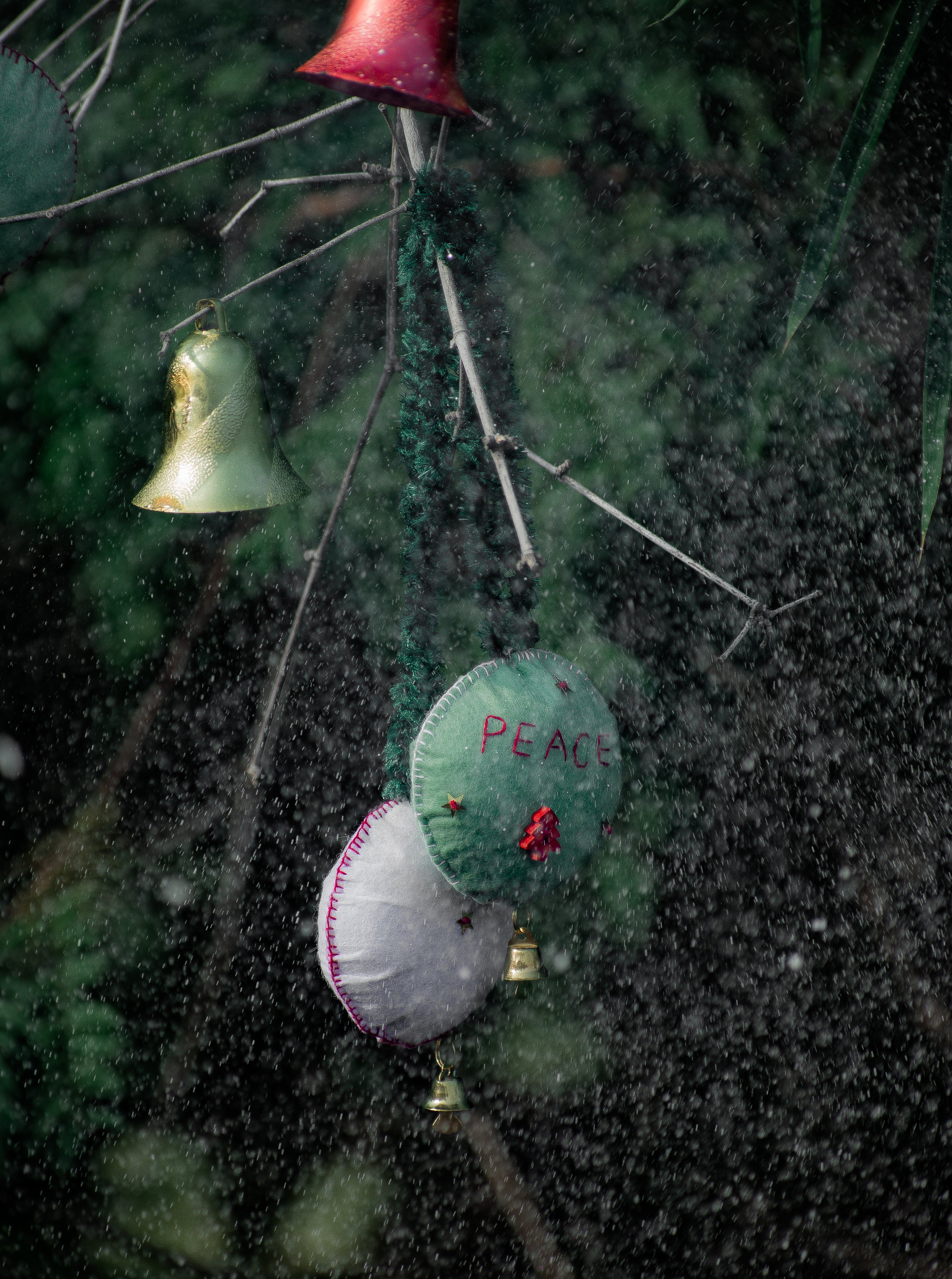 Hope & Peace Felt Ornament