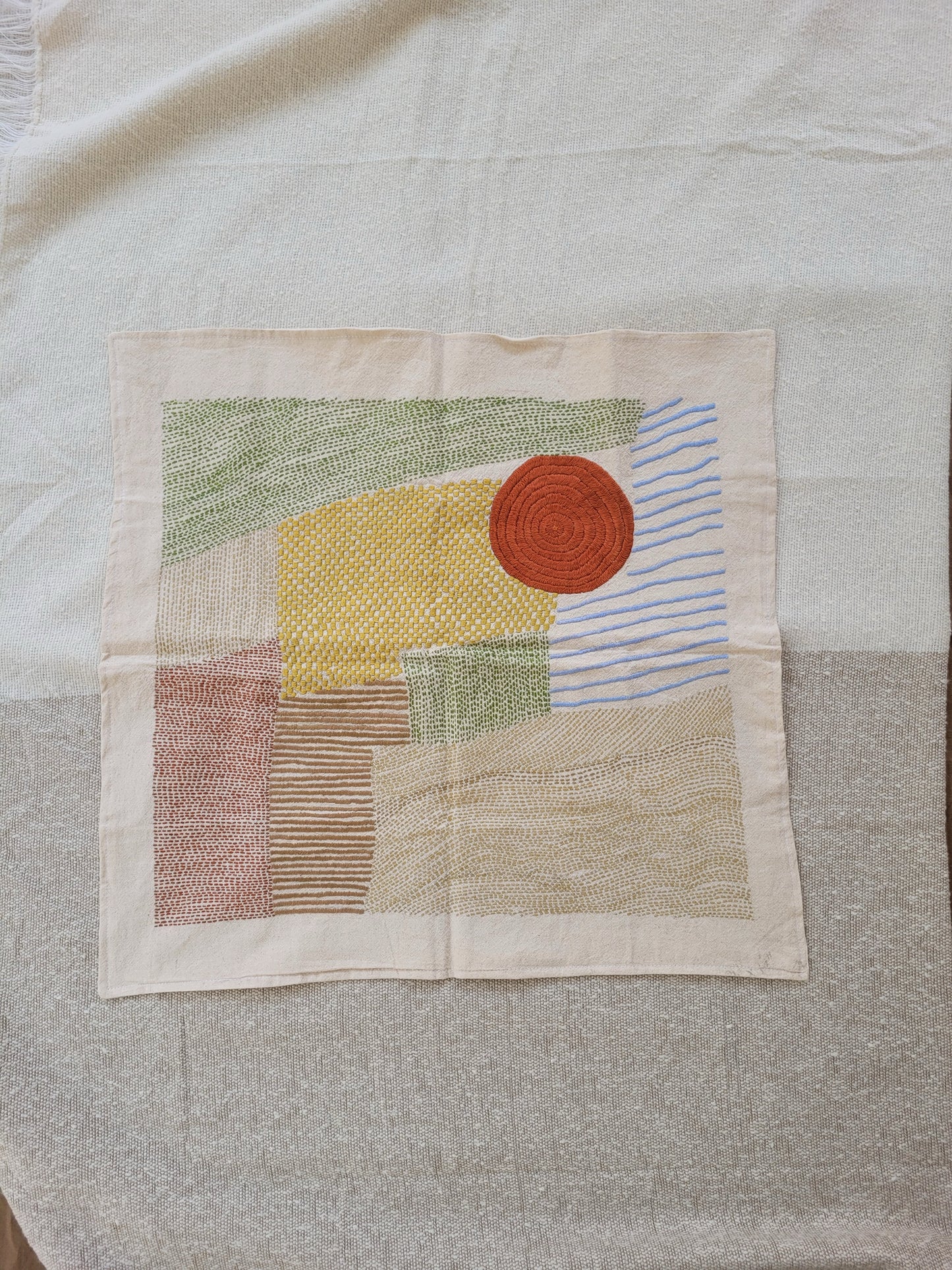 The Sunset - Handcrafted Textile Wall Art