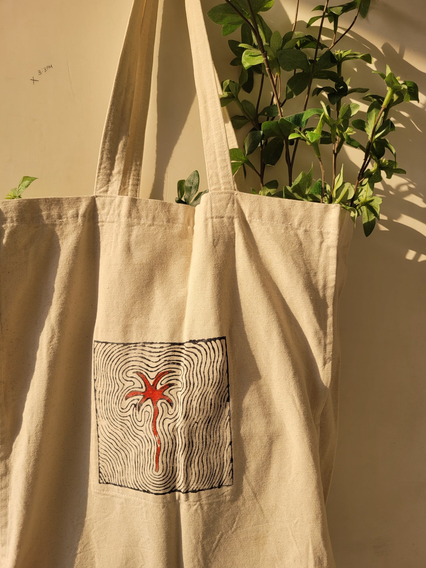 Canvas Box Tote - Blue