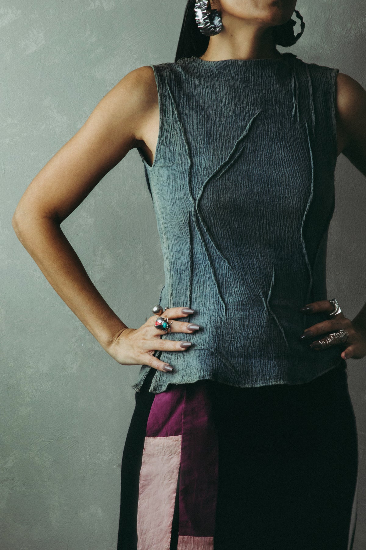 Indigo Riptide Top