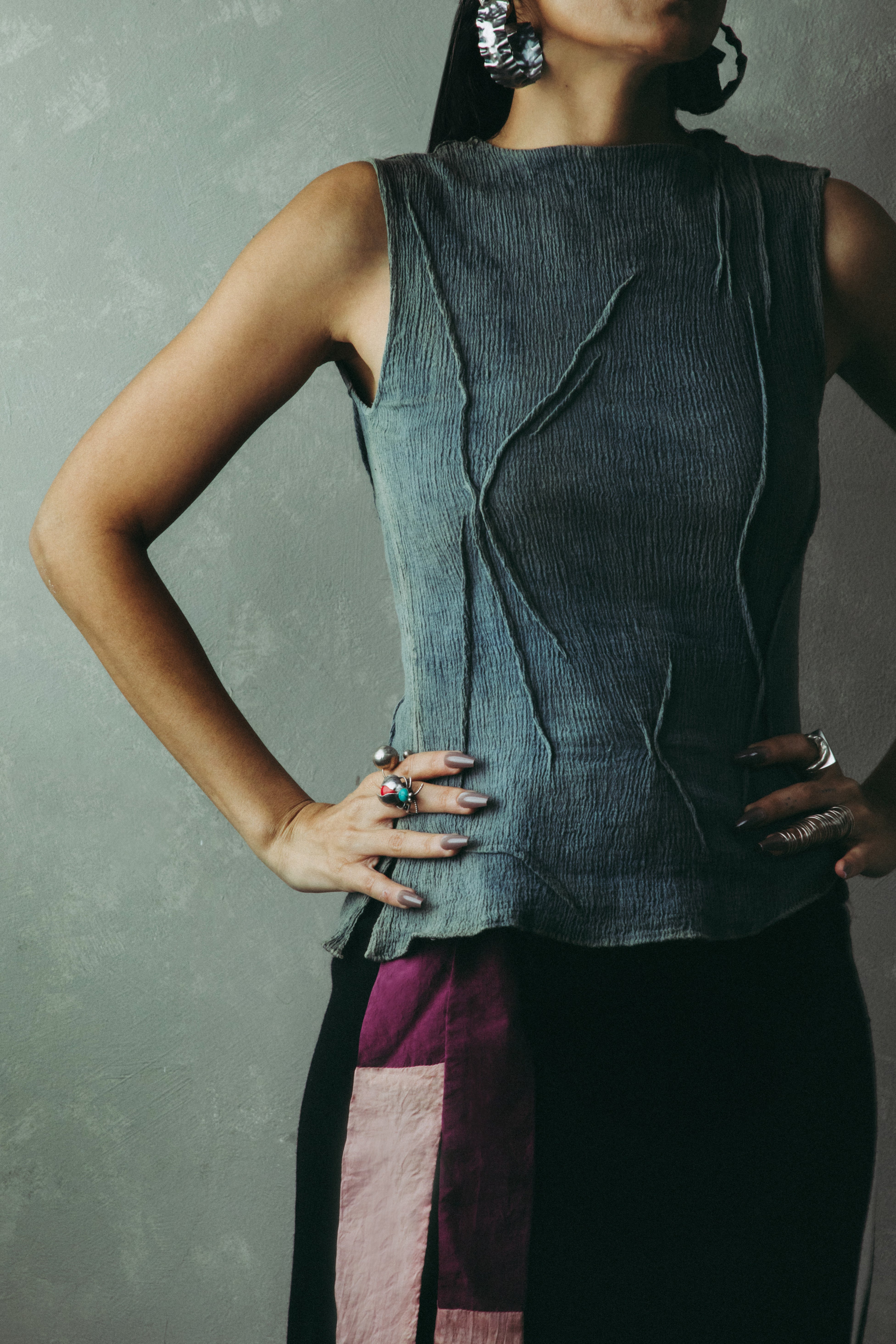 Indigo Riptide Top