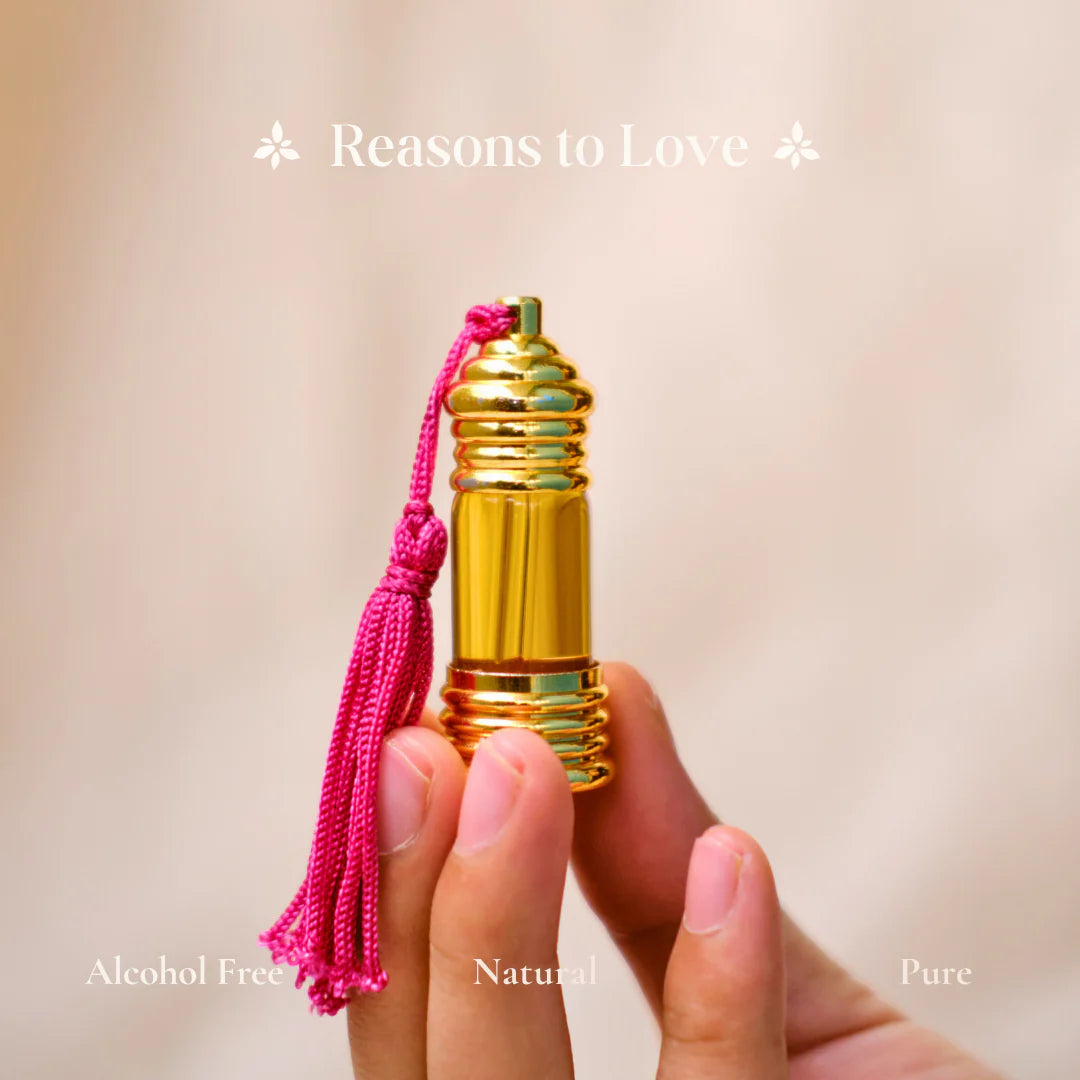 गुलाबी | Gulabi Natural Perfume Oil (Indian Rose Attar)