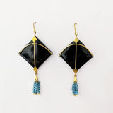 Patang Blue Chalcedony Tassel