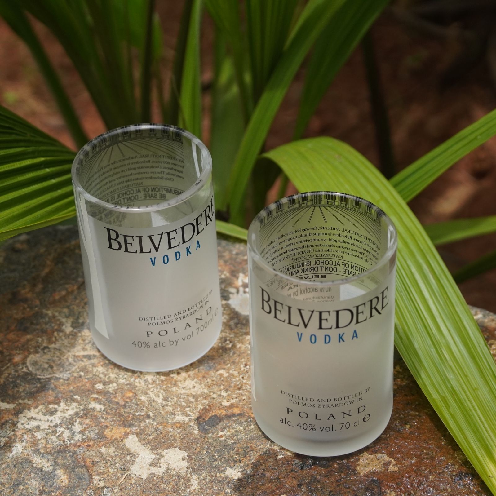 Upcycled Belvedere Glass