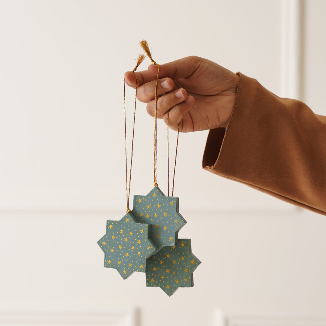 Paper Mache Christmas Ornament