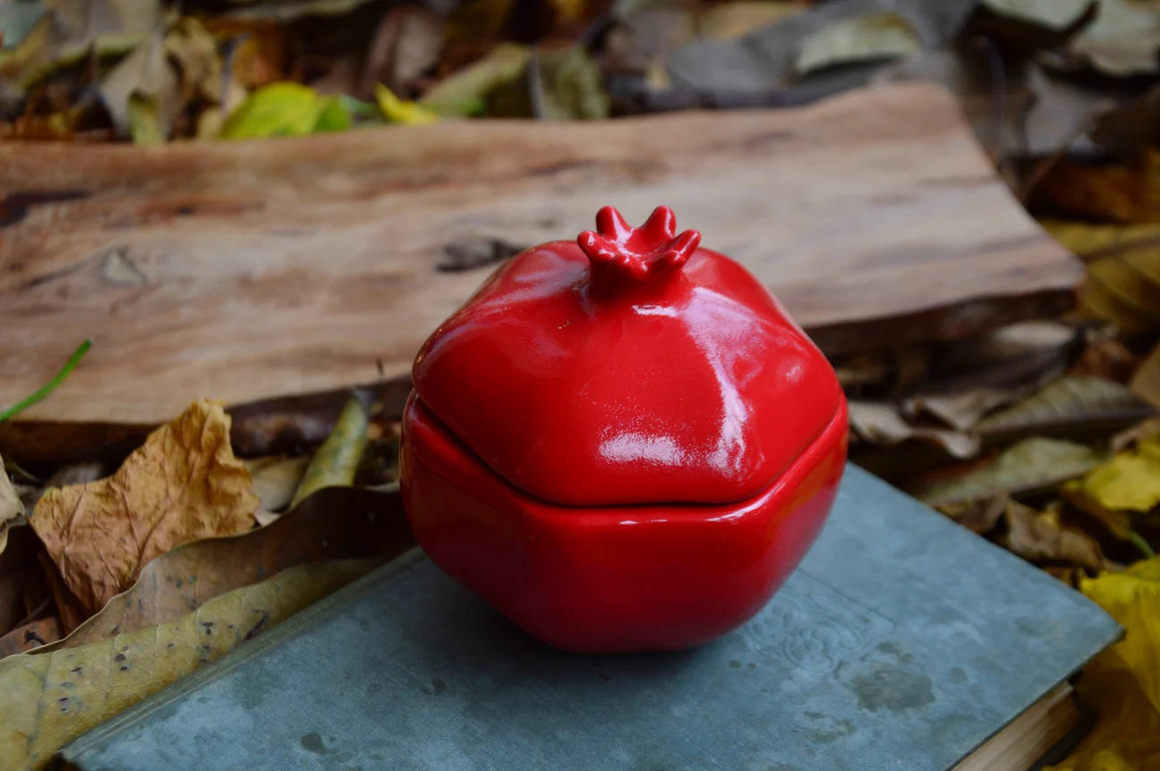 Pomegranate Ceramic Candle
