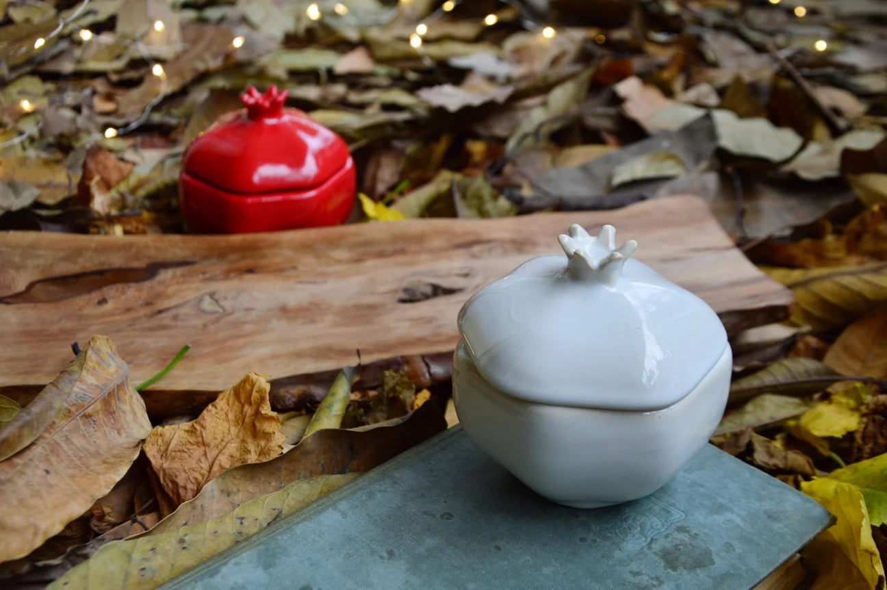 Pomegranate Ceramic Candle
