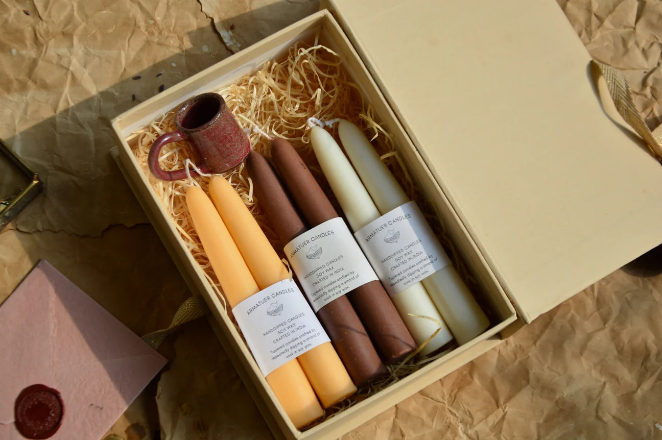 Fall Candles Gift Box