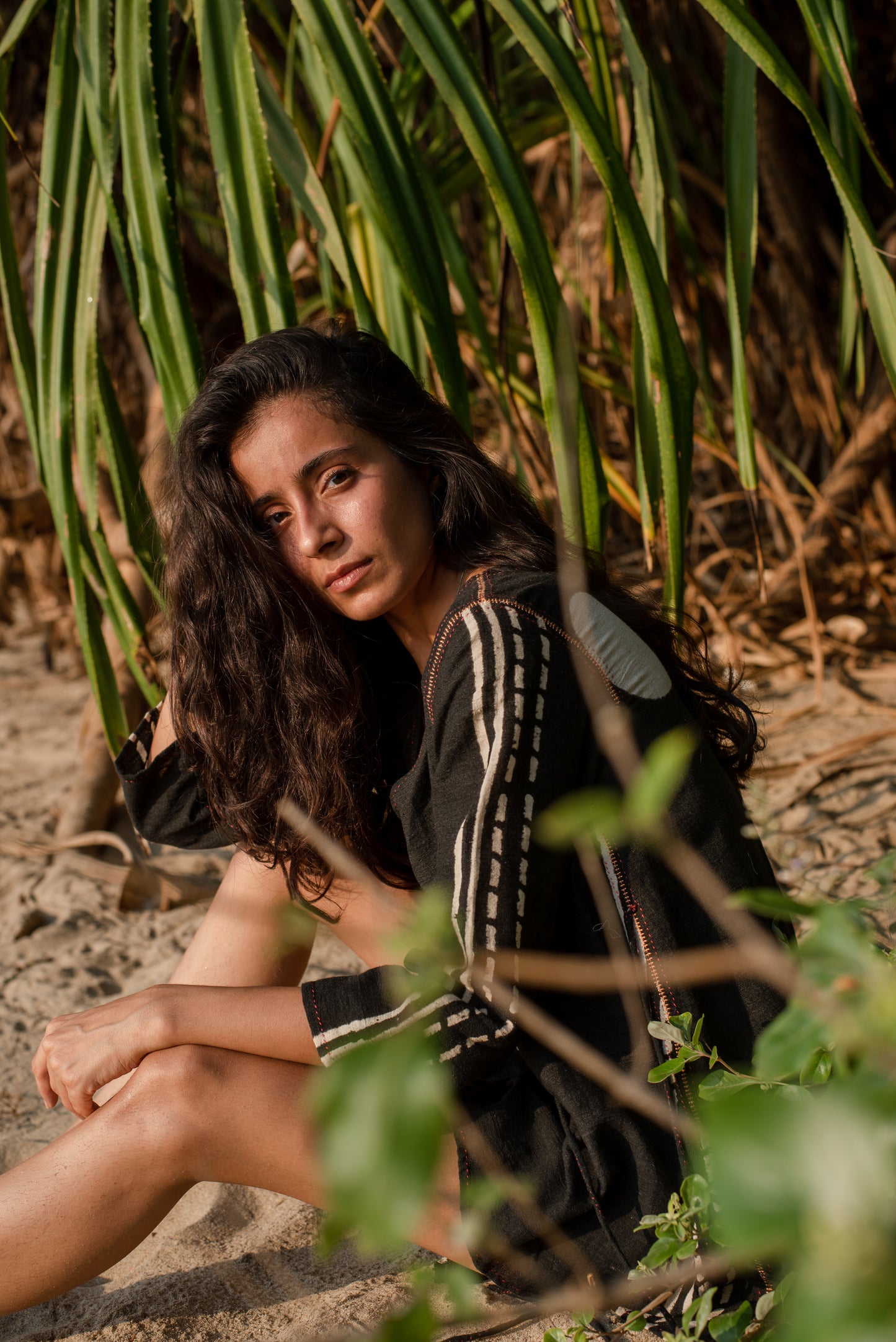 Handstitched Angarkha