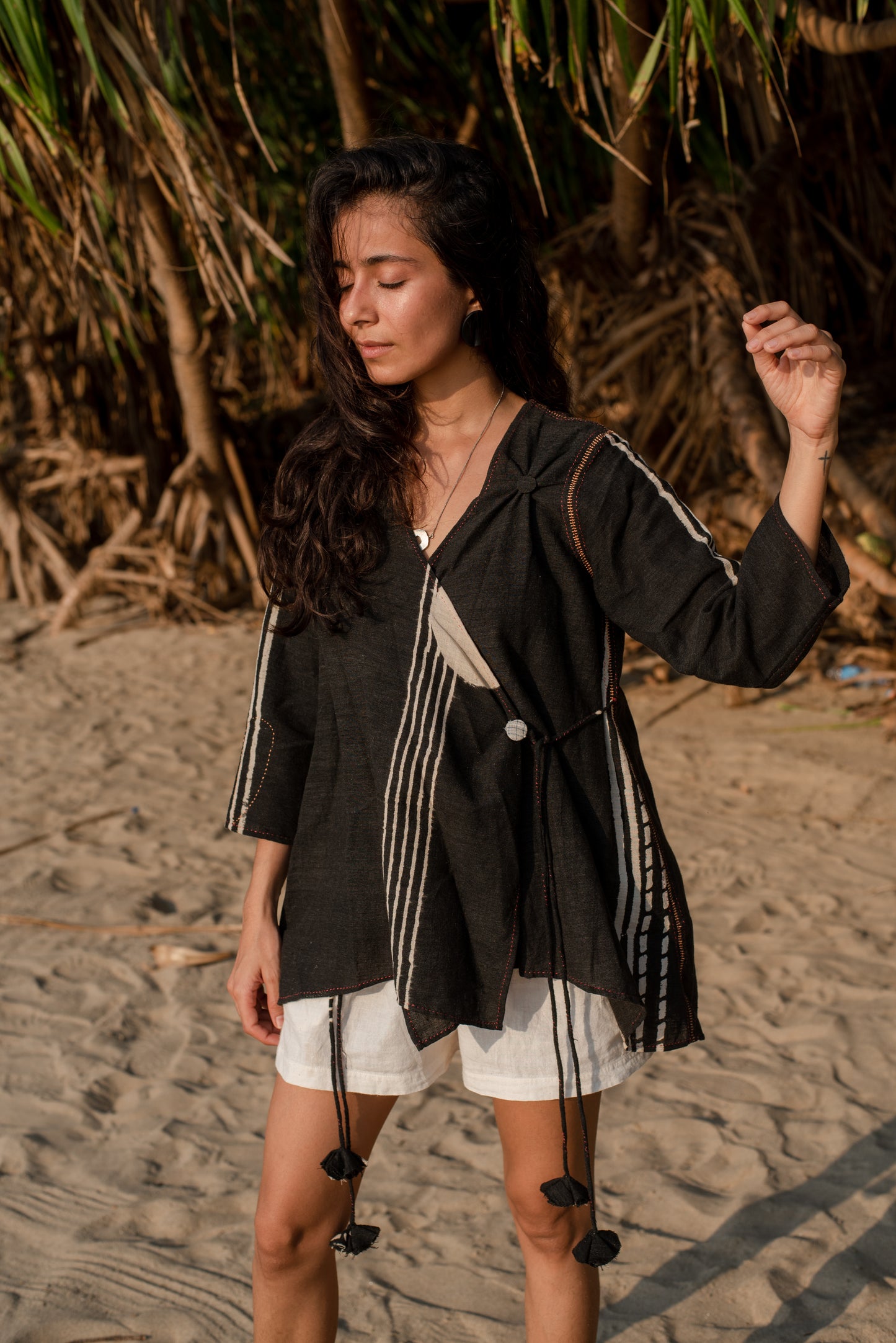 Handstitched Angarkha