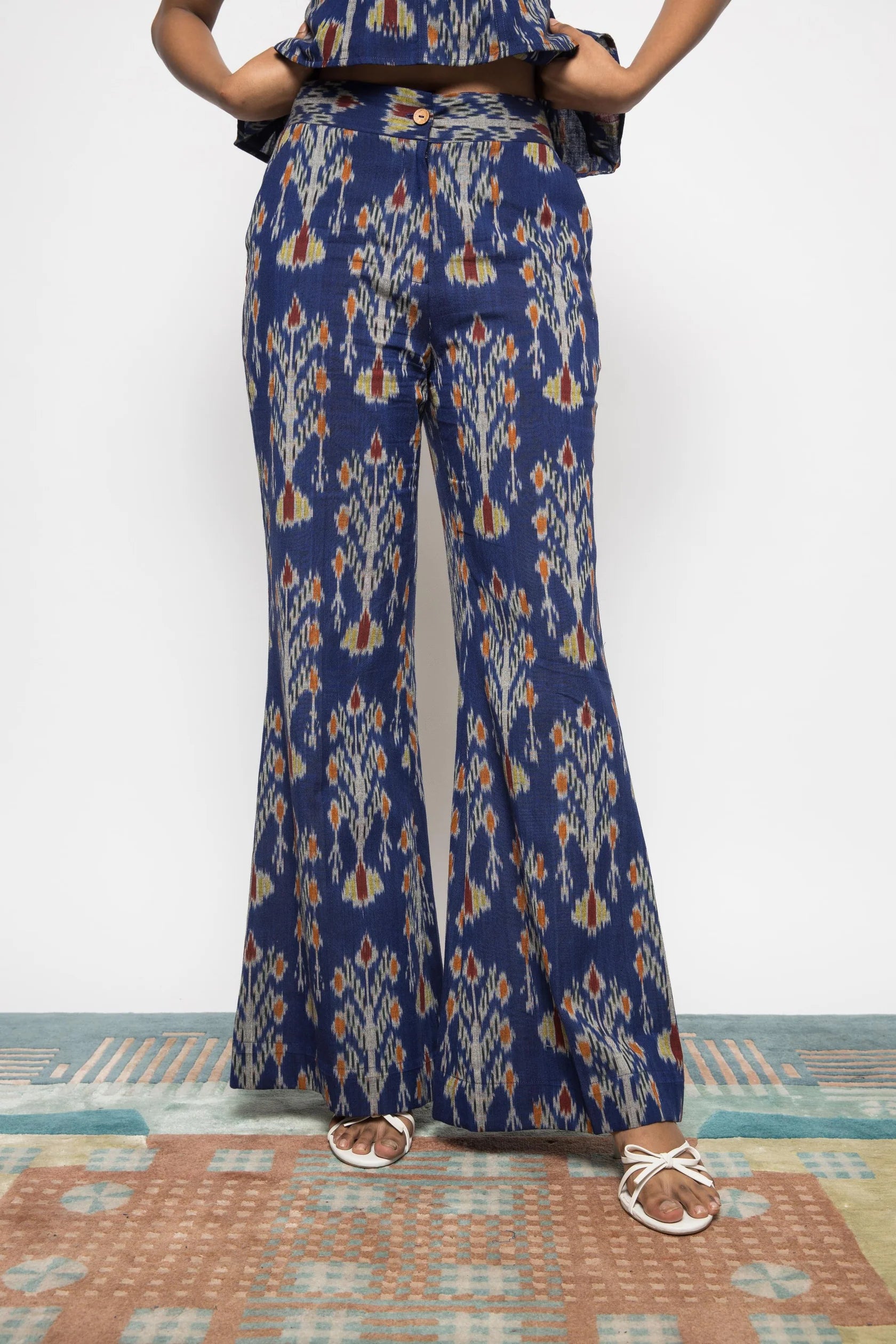 Kick & Flare Pants - Royal Blue