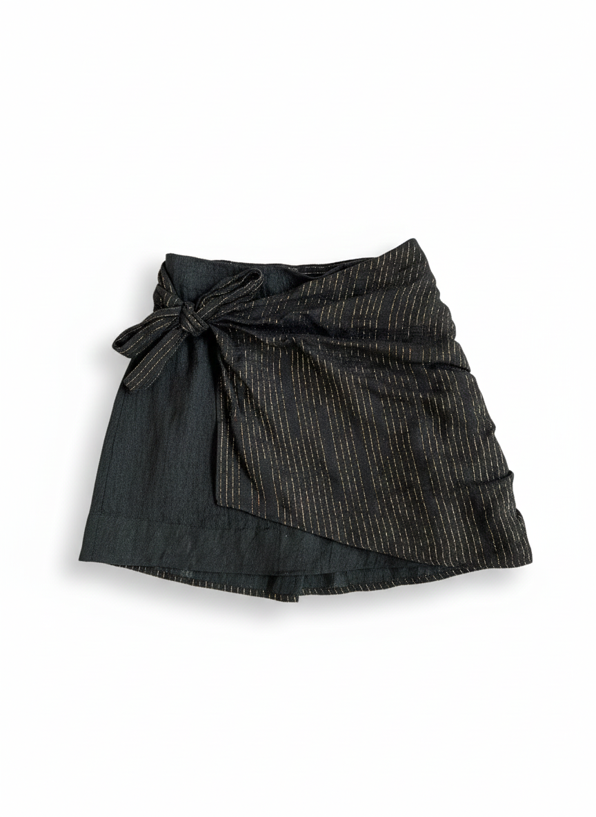 Linen Wrap Skirt