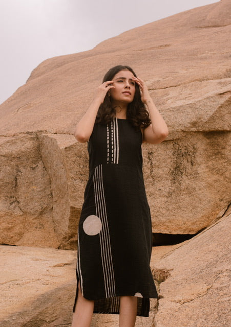 Bodice Dress in Handspun Cotton