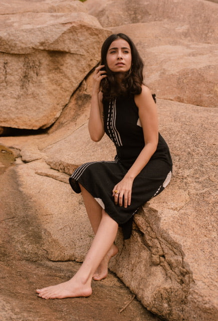 Bodice Dress in Handspun Cotton