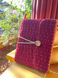 Hand Quilted Fabric Journal