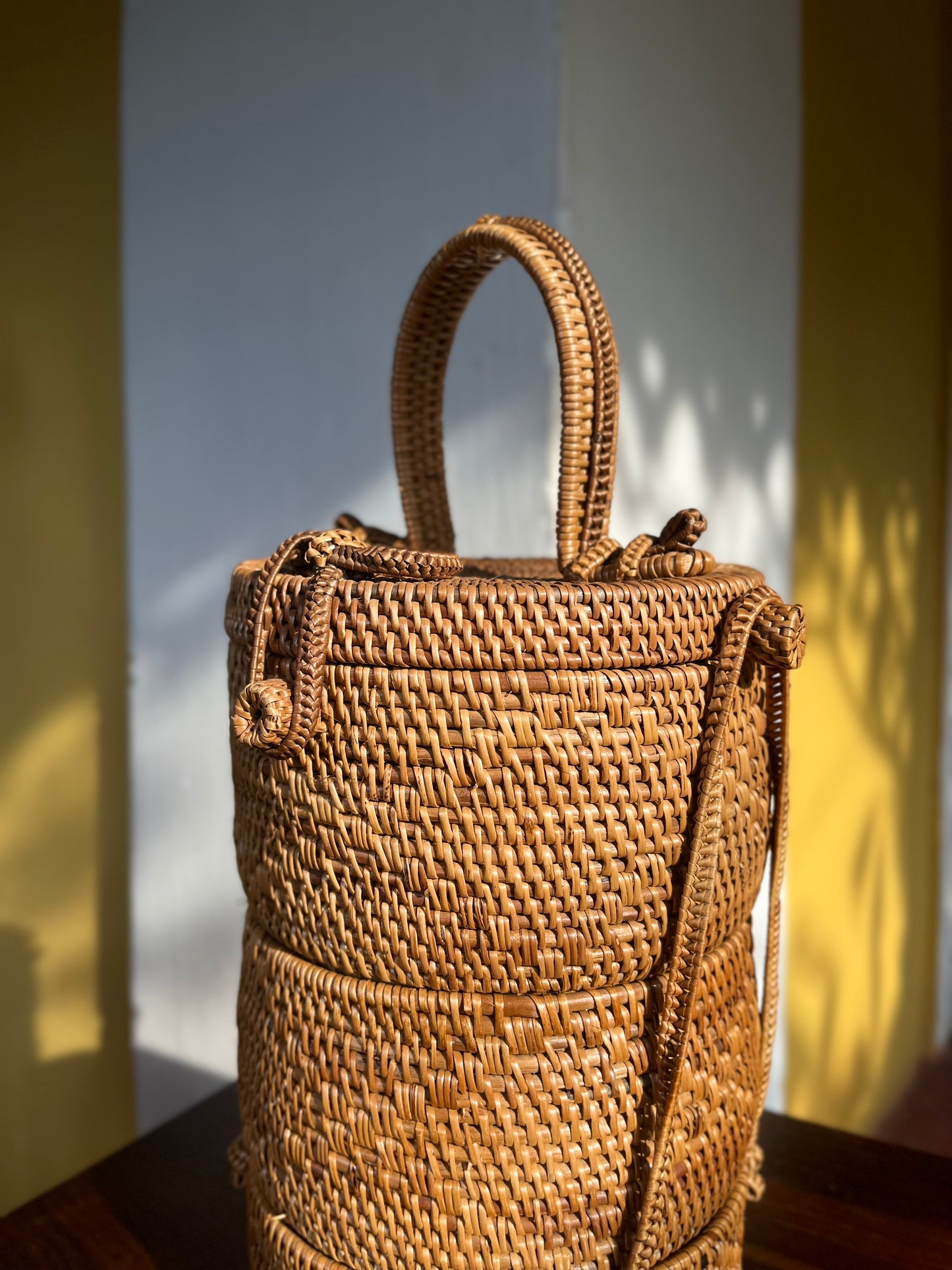 Rattan Lunch Box